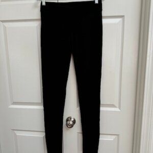 CAbi Black Leggings with zippers at ankle Size S